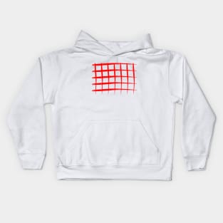 Red Stripes Kids Hoodie